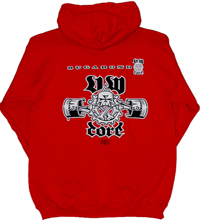 Red Hot VW Core Hooded Sweat
